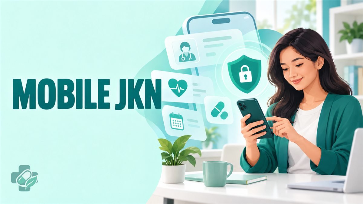 Ilustrasi penggunaan layanan digital Mobile JKN